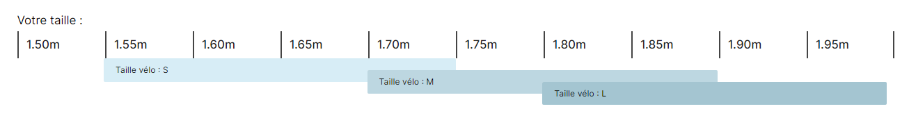 Guide des taille de vélo